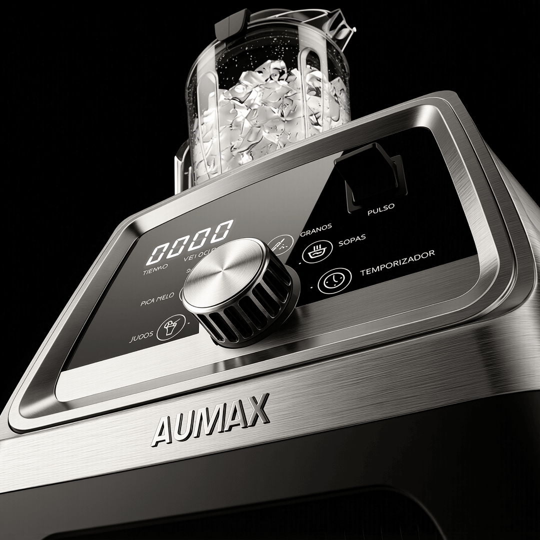 Licuadora Profesional AUMAX FORZA SILVER 1600 WATTS MULTIFUNCION DIGITAL