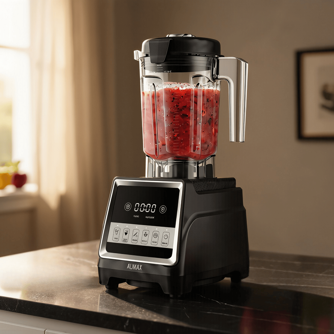 Licuadora Profesional AUMAX VORTEX BLACK 1600W INTELIGENTE DIGITAL