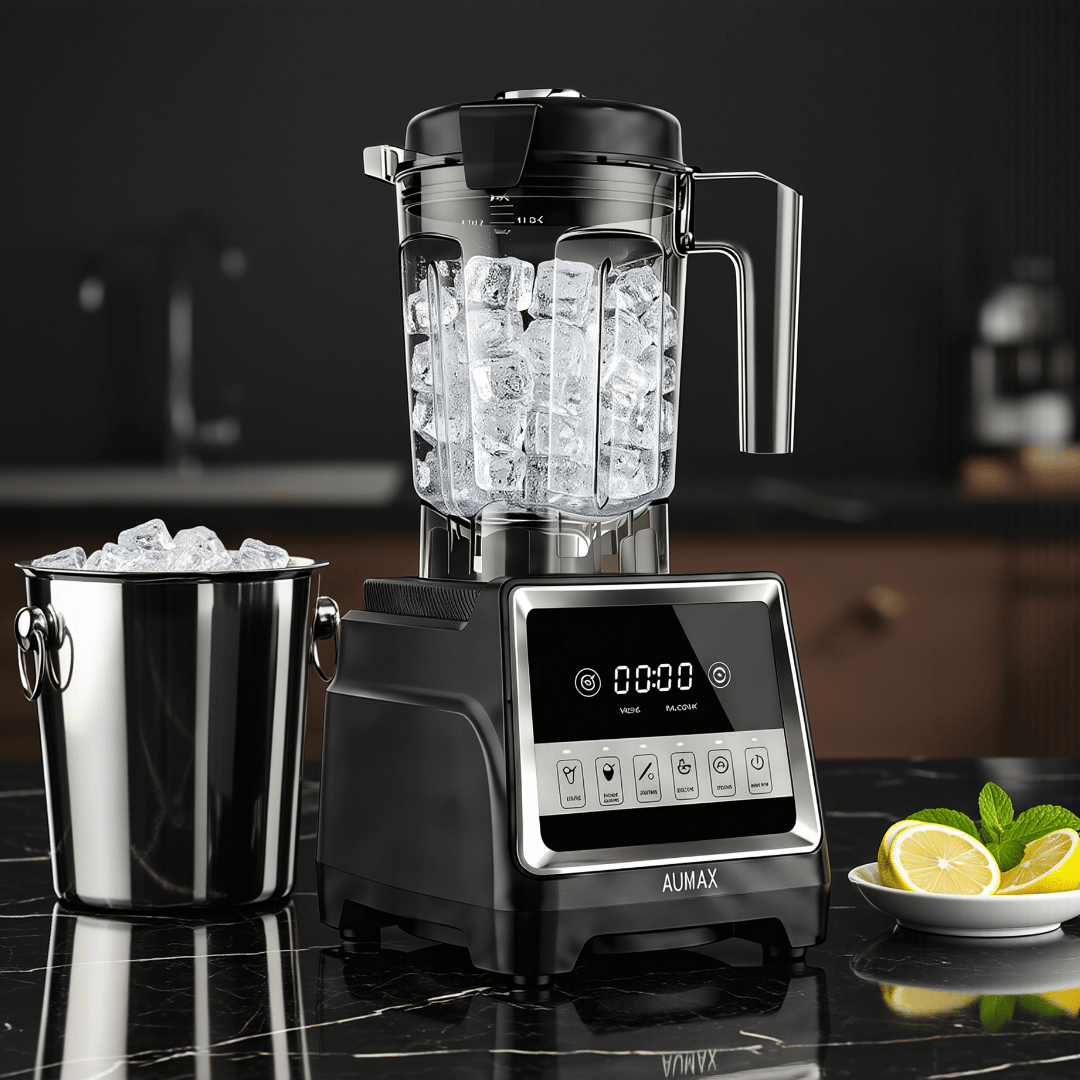 Licuadora Profesional AUMAX VORTEX BLACK 1600W INTELIGENTE DIGITAL