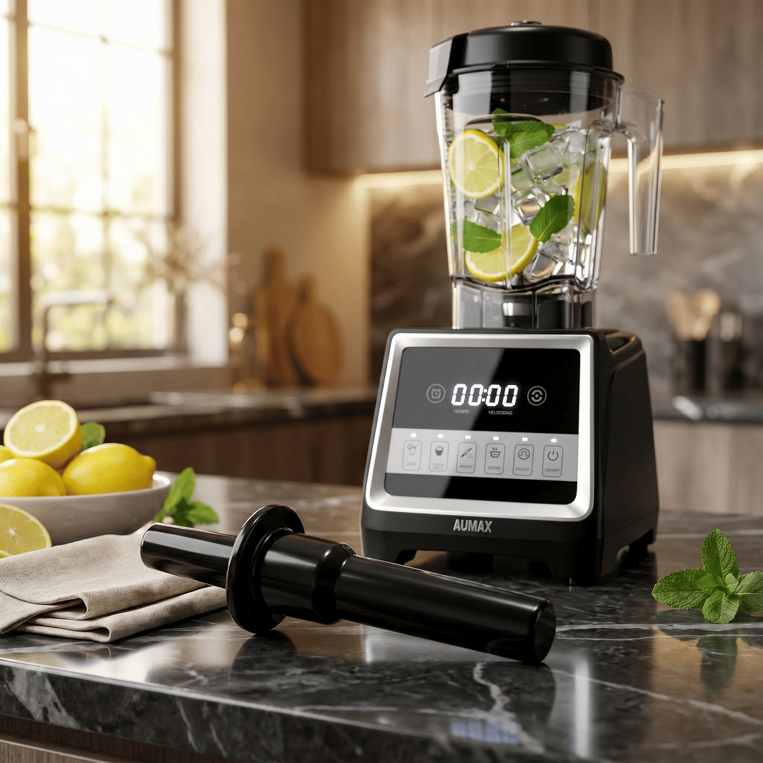 Licuadora Profesional AUMAX VORTEX BLACK 1600W INTELIGENTE DIGITAL