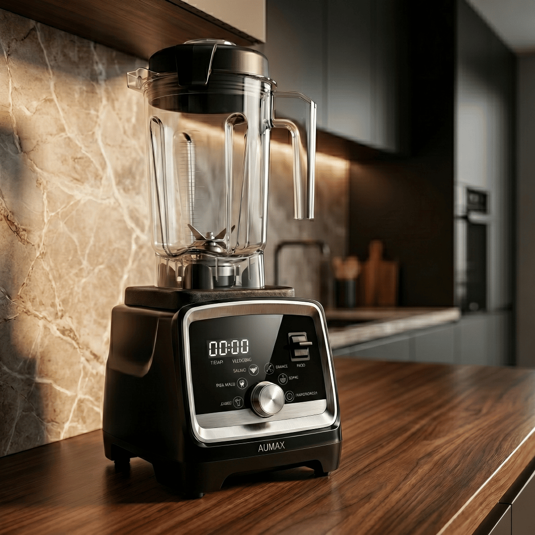 Licuadora Profesional AUMAX FORZA BLACK 1600 WATTS MULTIFUNCION DIGITAL