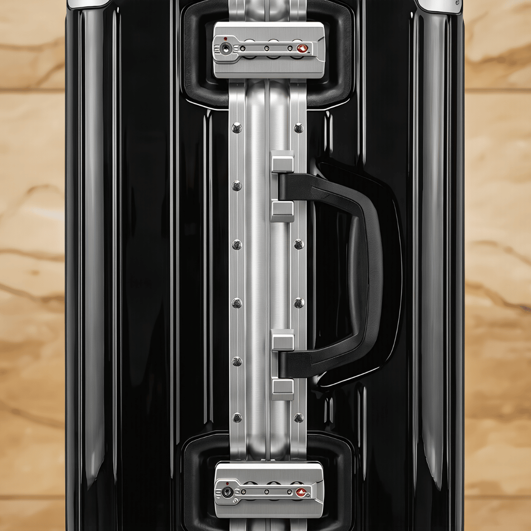 VALIJA CABINA AUMAX MAGNA BLACK CARRY ON 20" MARCO ALUMINIO TSA