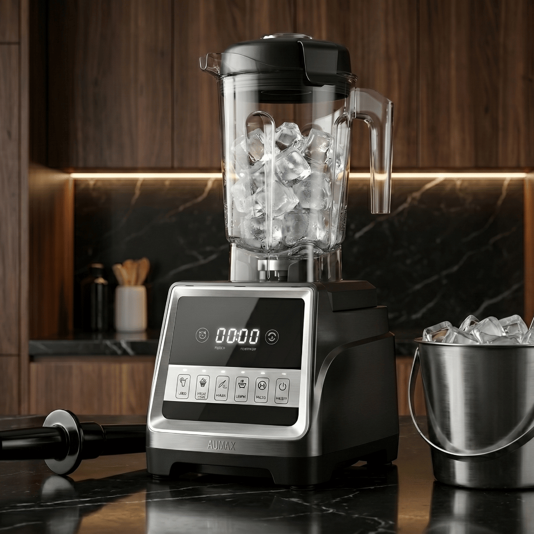 Licuadora Profesional AUMAX VORTEX SILVER 1600W INTELIGENTE DIGITAL