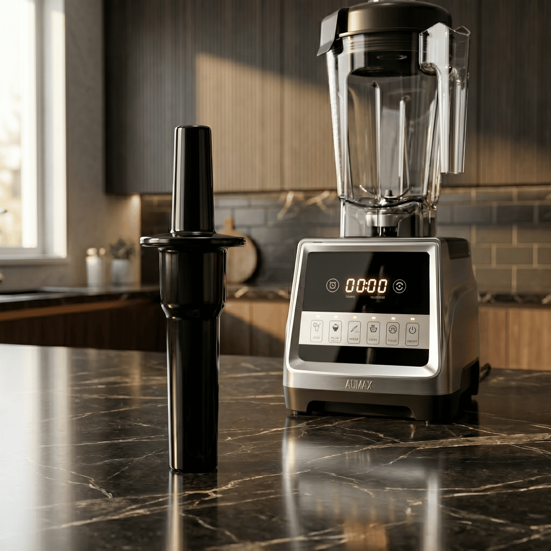 Licuadora Profesional AUMAX VORTEX SILVER 1600W INTELIGENTE DIGITAL