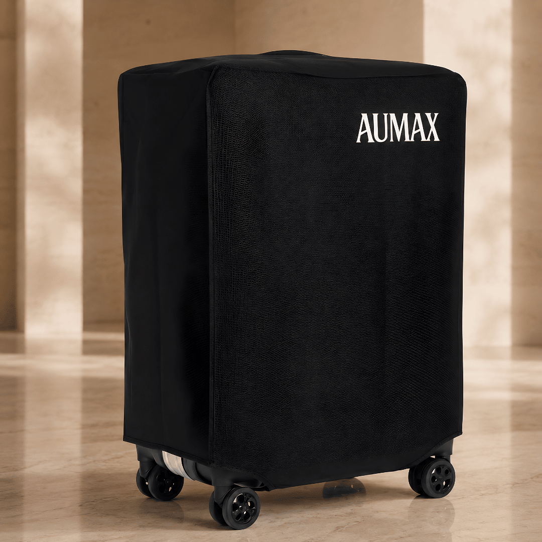 VALIJA AUMAX MAGNA BLACK / RED EDITION MEDIANA 24" MARCO DE ALUMINIO