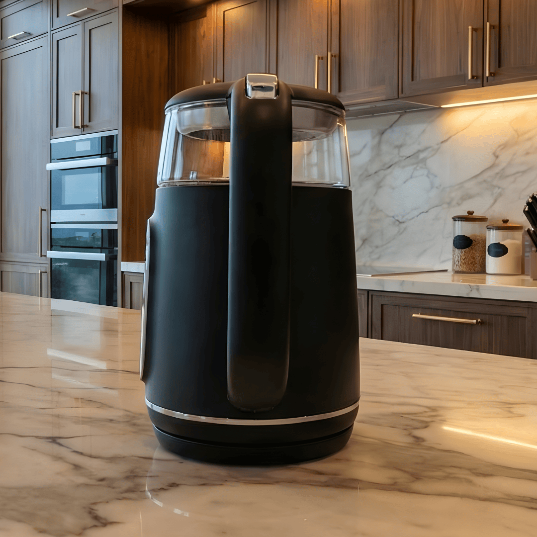 Pava electrica NOIR DIGITAL Acero y Vidrio 1,7 Litros AUMAX