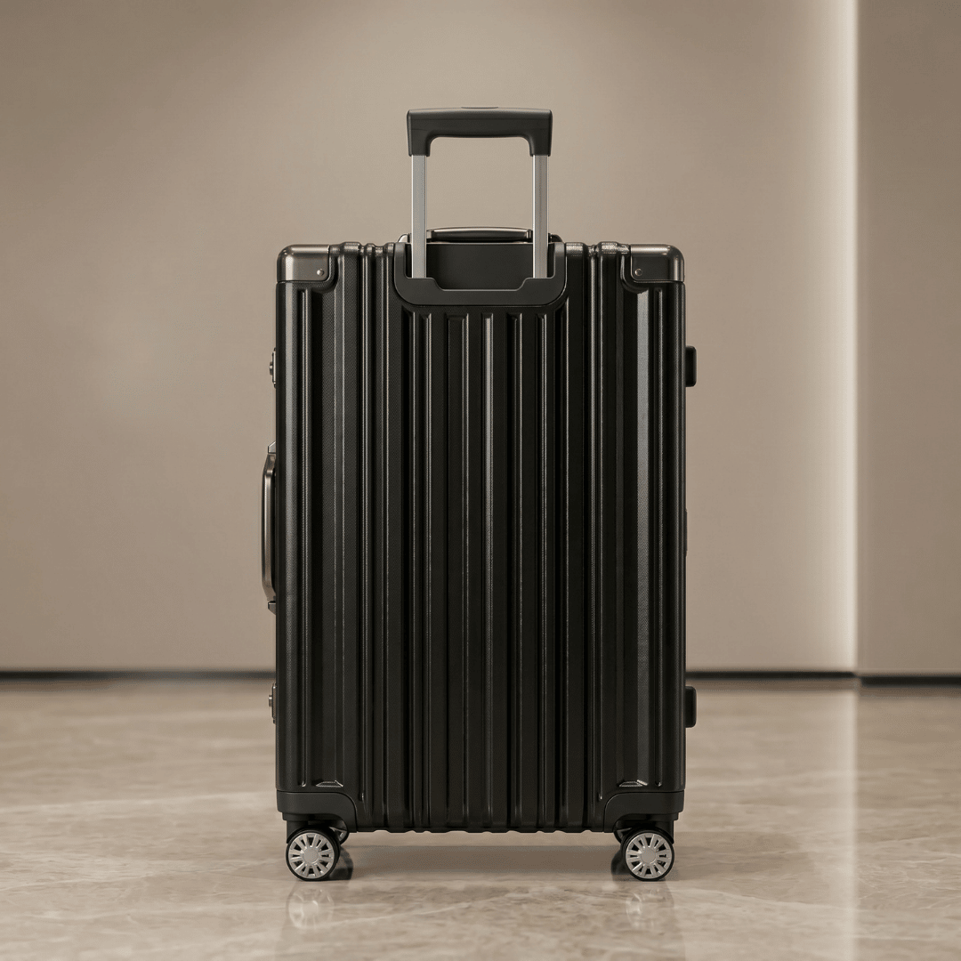 VALIJA AUMAX LUXOR BLACK / GUNMETAL MEDIANA 24" MARCO ALUMINIO
