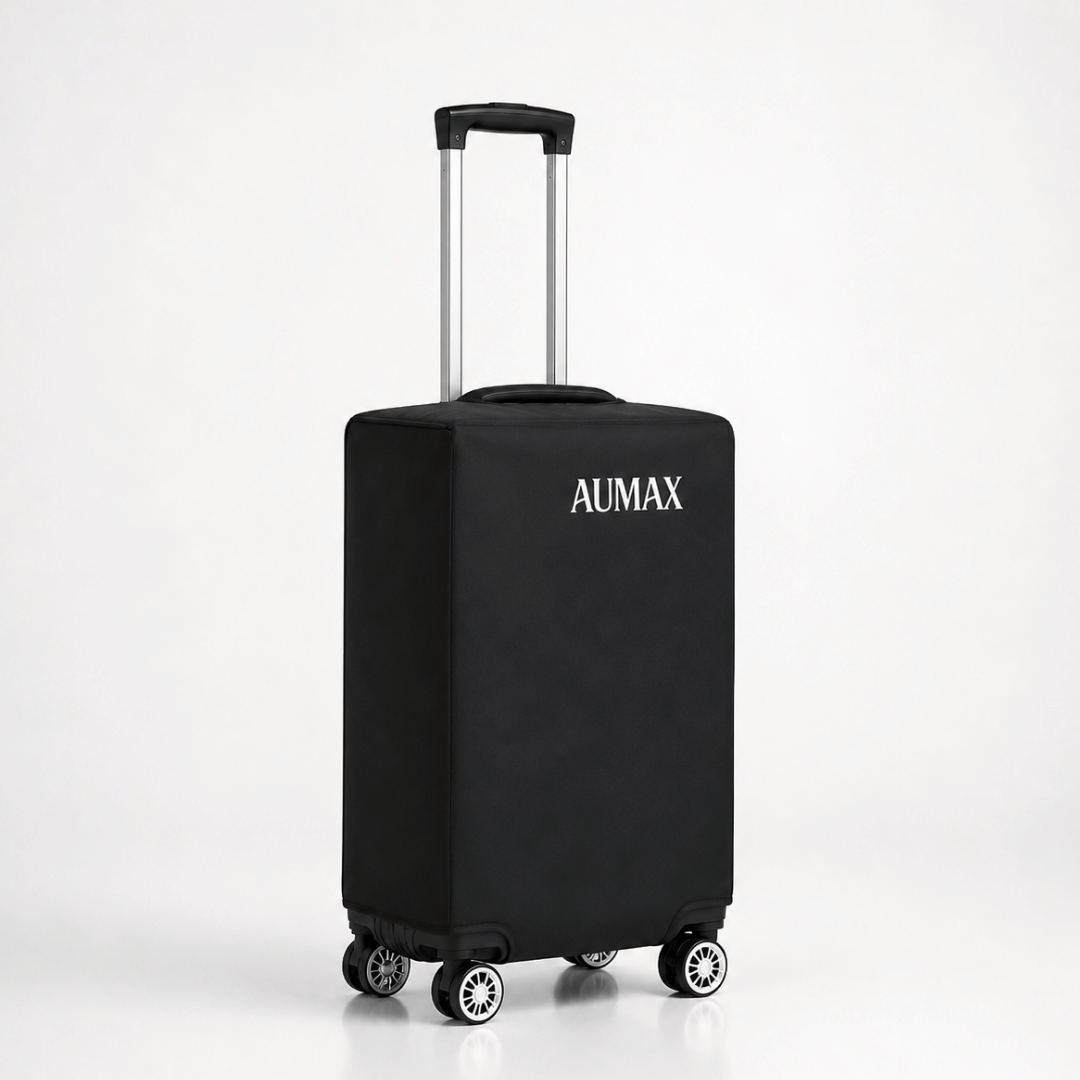 VALIJA AUMAX LUXOR BLACK / GUNMETAL CABINA 20" MARCO ALUMINIO DOBLE TSA