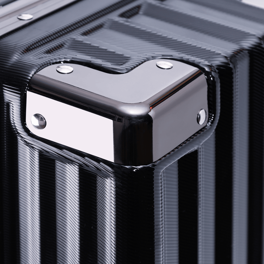 VALIJA LUXOR BLACK / GUNMETAL CABINA 20" ABS+PC-4013G TSA AUMAX