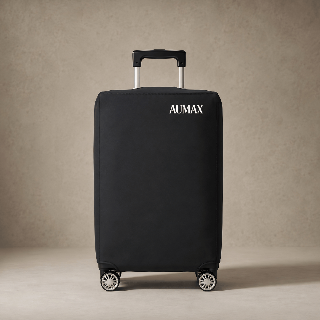 VALIJA CABINA AUMAX LUXOR BLACK / SILVER MEDIANA 24" MARCO ALUMINIO