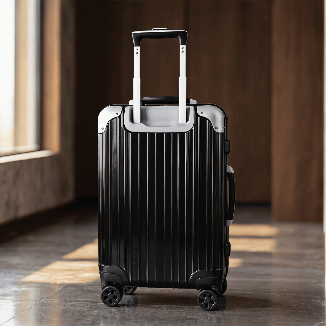 VALIJA AUMAX MAGNA BLACK / RED EDITION CABINA 20" MARCO DE ALUMINIO