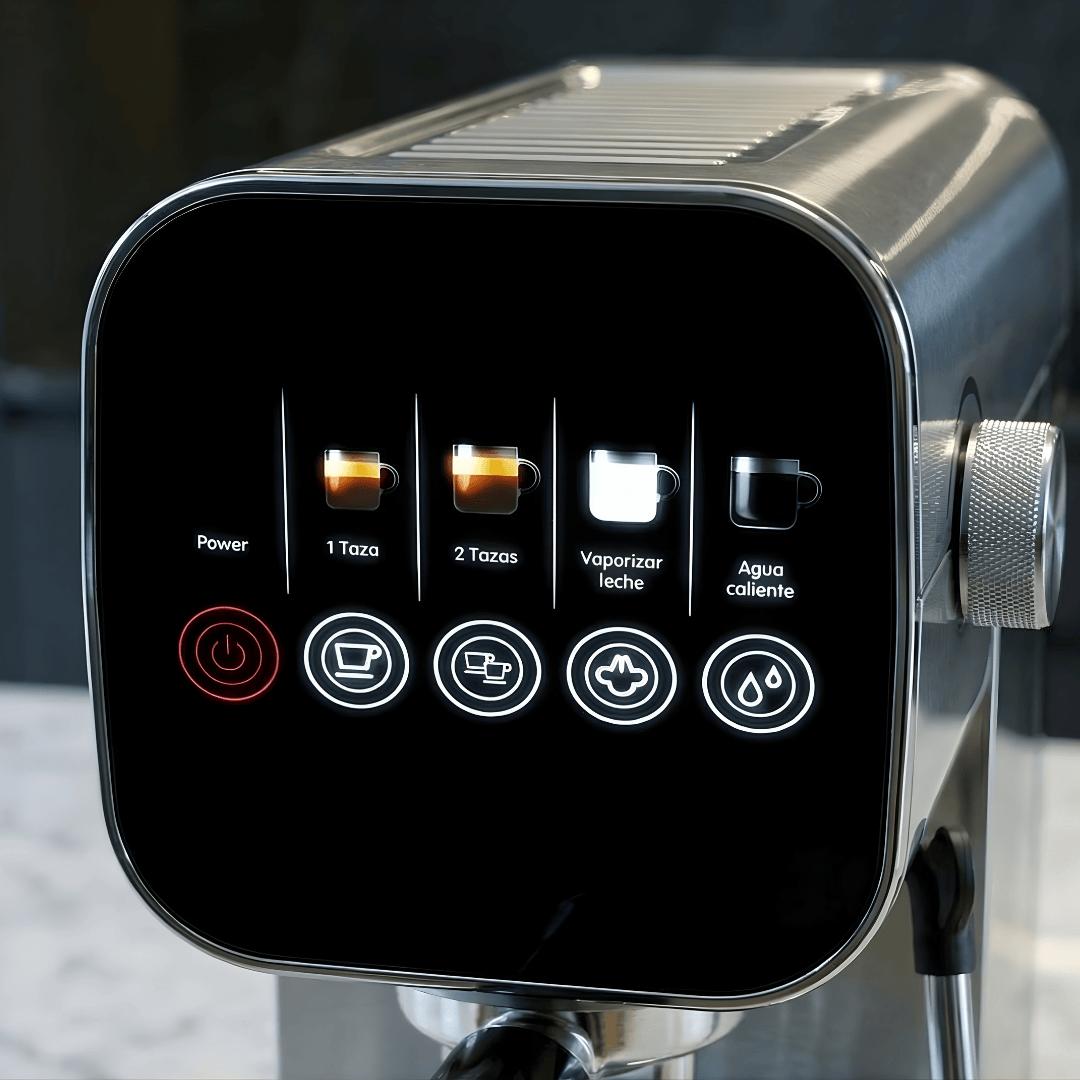 CAFETERA EXPRESS MILANO 20 BARES 2 EN 1 CAFÉ MOLIDO Y CÁPSULAS AUMAX