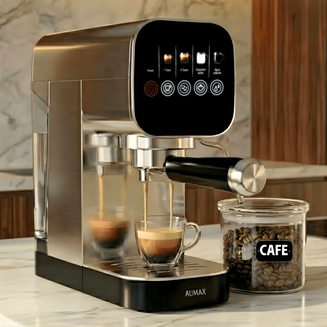 CAFETERA EXPRESS MILANO 20 BARES 2 EN 1 CAFÉ MOLIDO Y CÁPSULAS AUMAX