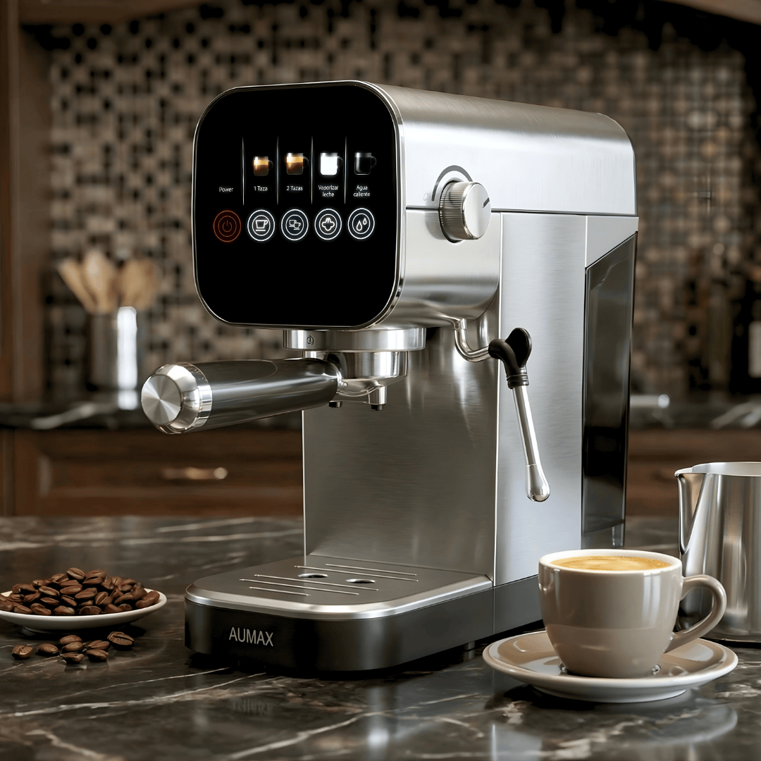 CAFETERA EXPRESS MILANO 20 BARES 2 EN 1 CAFÉ MOLIDO Y CÁPSULAS AUMAX