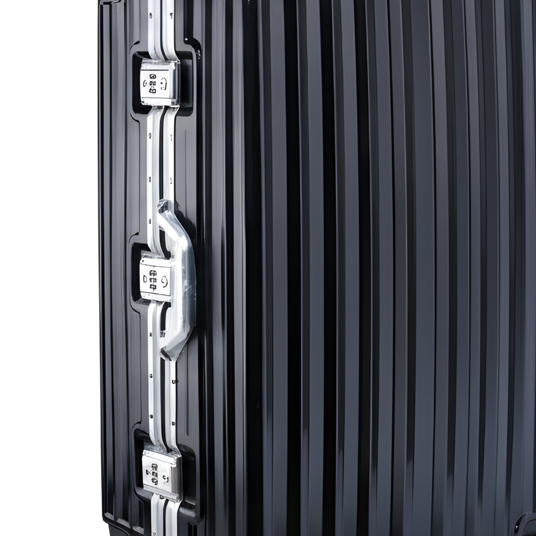 VALIJA LUXOR BLACK / SILVER GRANDE 28" ABS+PC-4013G TSA AUMAX