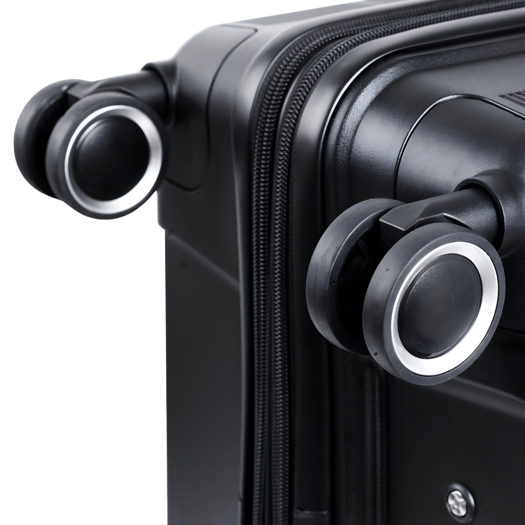 VALIJA ELEGANCE BLACK MEDIANA 24" PP-3031G TSA AUMAX