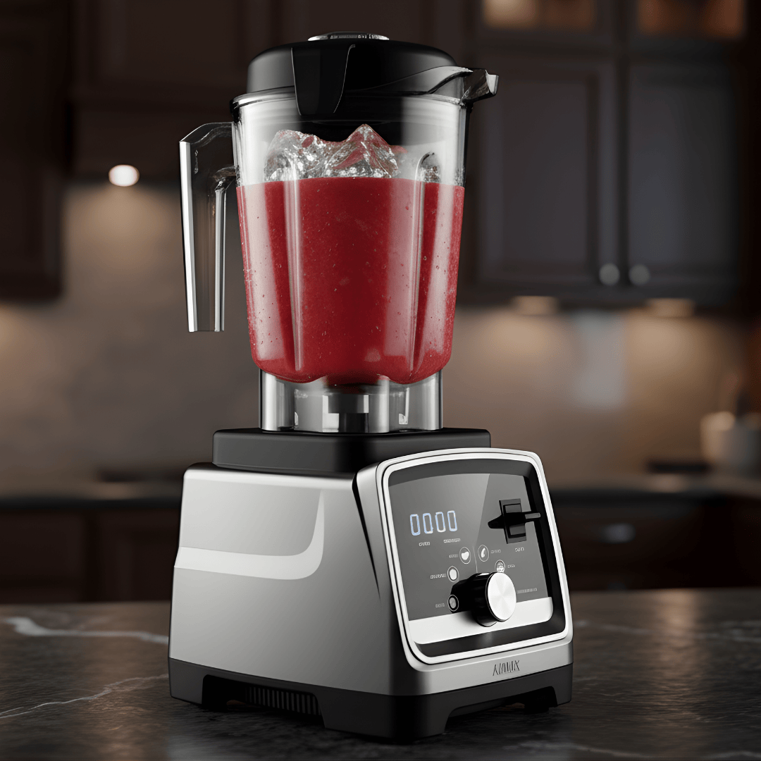 Licuadora Profesional AUMAX FORZA GRIS PLATA HS-228C 1600 WATTS