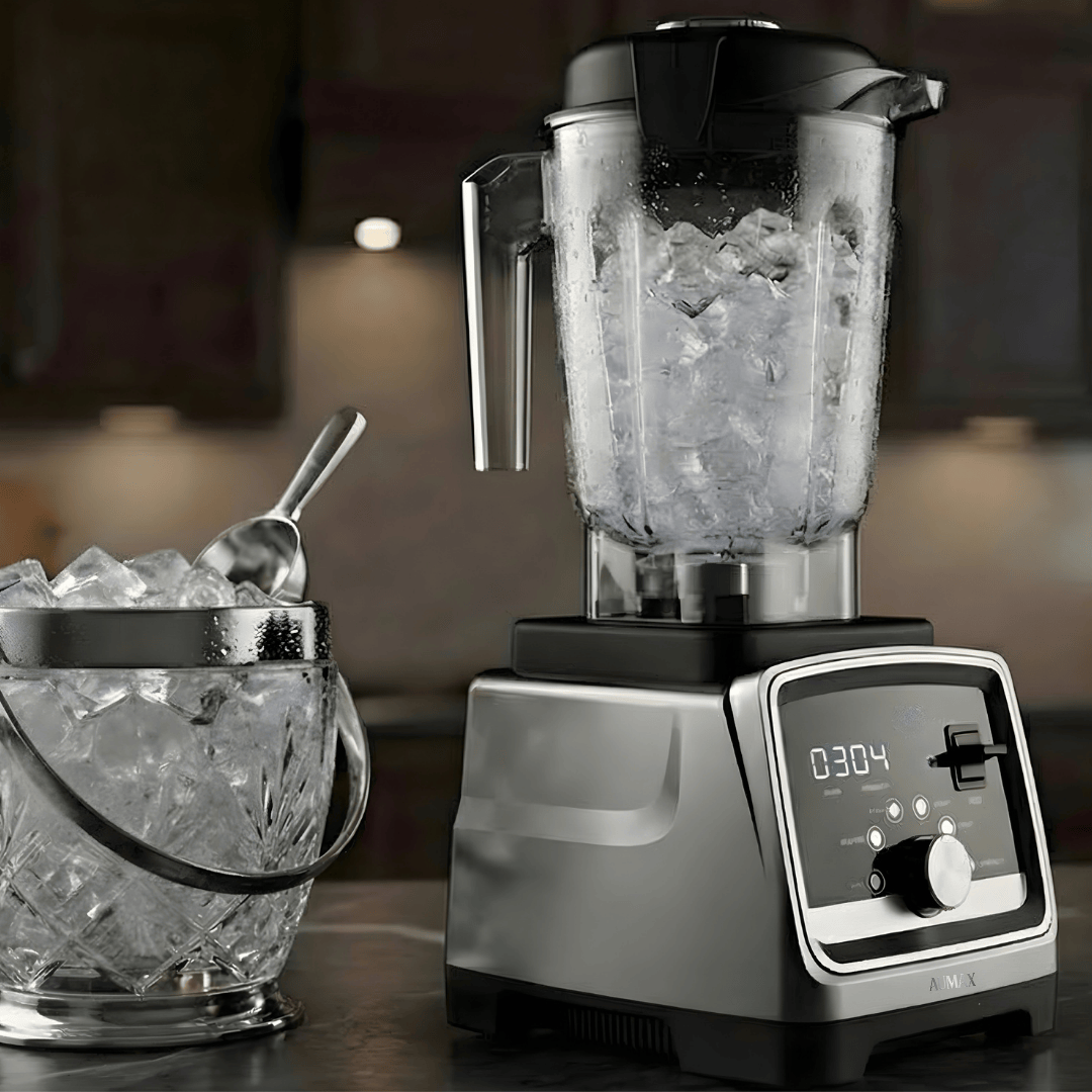 Licuadora Profesional AUMAX FORZA GRIS PLATA HS-228C 1600 WATTS