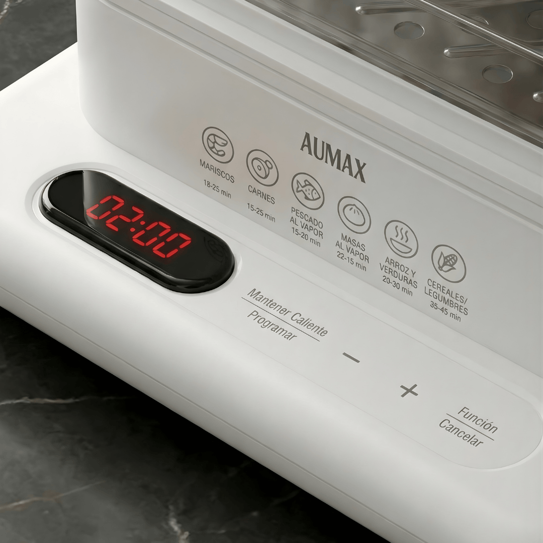 Vaporera Digital AURA JWS-999AC 800W racks Metalicos AUMAX