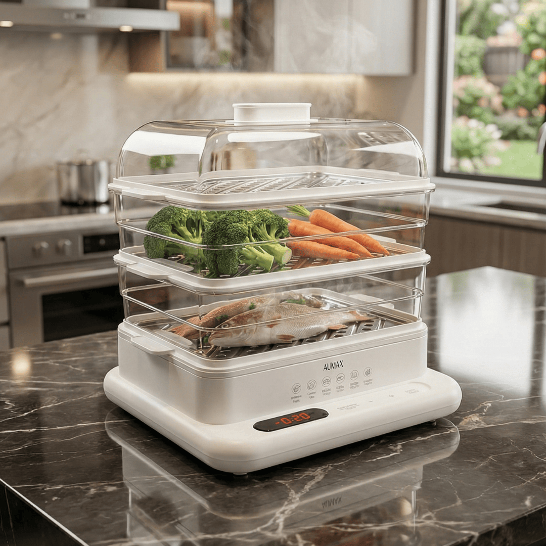 Vaporera Digital AURA JWS-999AC 800W racks Metalicos AUMAX