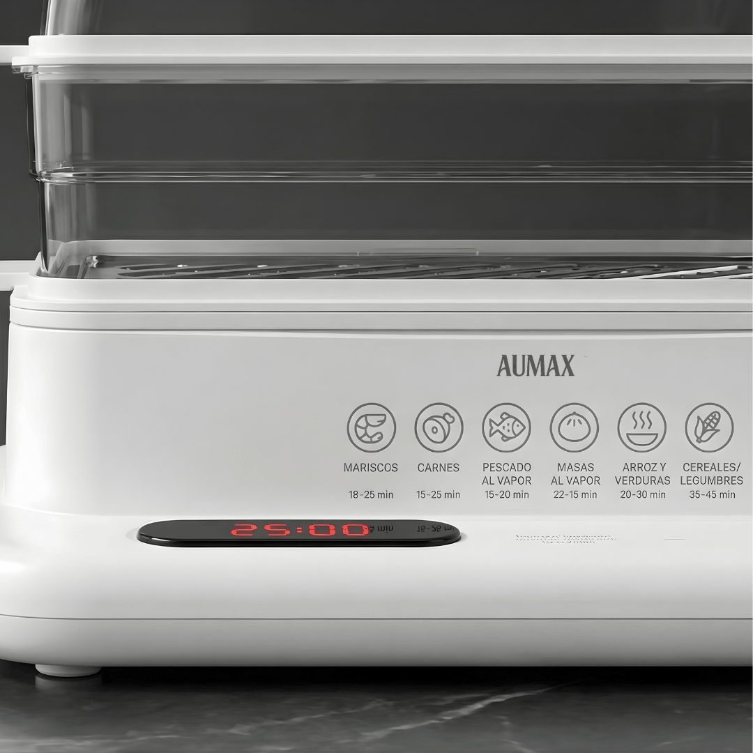 Vaporera Digital AURA JWS-999AC 800W racks Metalicos AUMAX