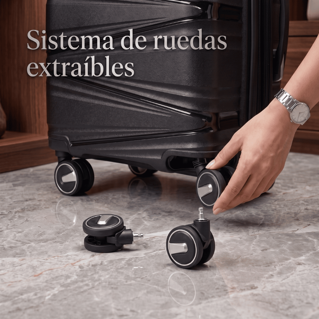 Valija Aumax Vanta Cabina 20 Tsa Expandible con Ruedas Extraíbles