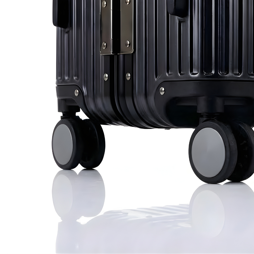 VALIJA ALLUMIA GREY / GUNMETAL MEDIANA 24" ABS+PC-4024G TSA AUMAX