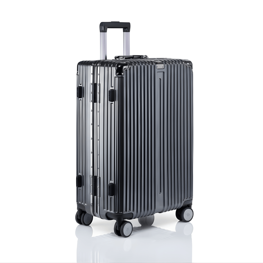 VALIJA ALLUMIA GREY / GUNMETAL MEDIANA 24" ABS+PC-4024G TSA AUMAX