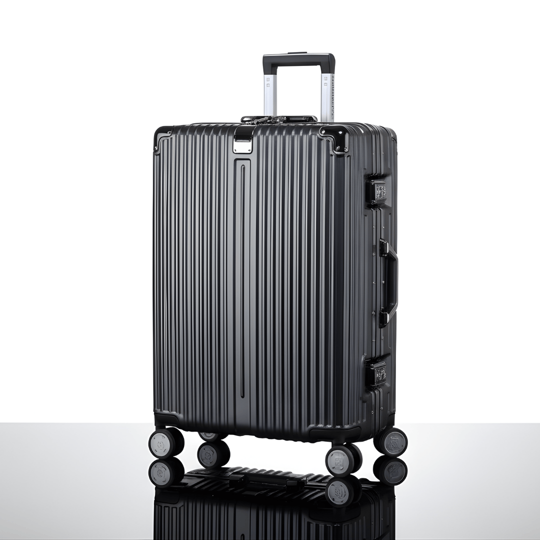 VALIJA ALLUMIA GREY / GUNMETAL MEDIANA 24" ABS+PC-4024G TSA AUMAX