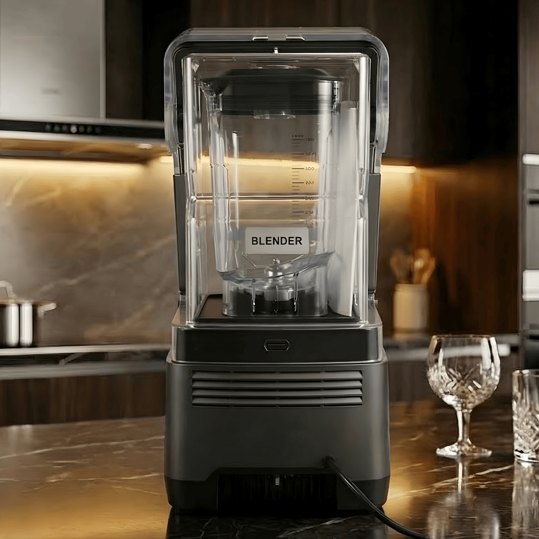 Licuadora Profesional TITANIO Silver INSONORIZADA 1600 WATTS AUMAX