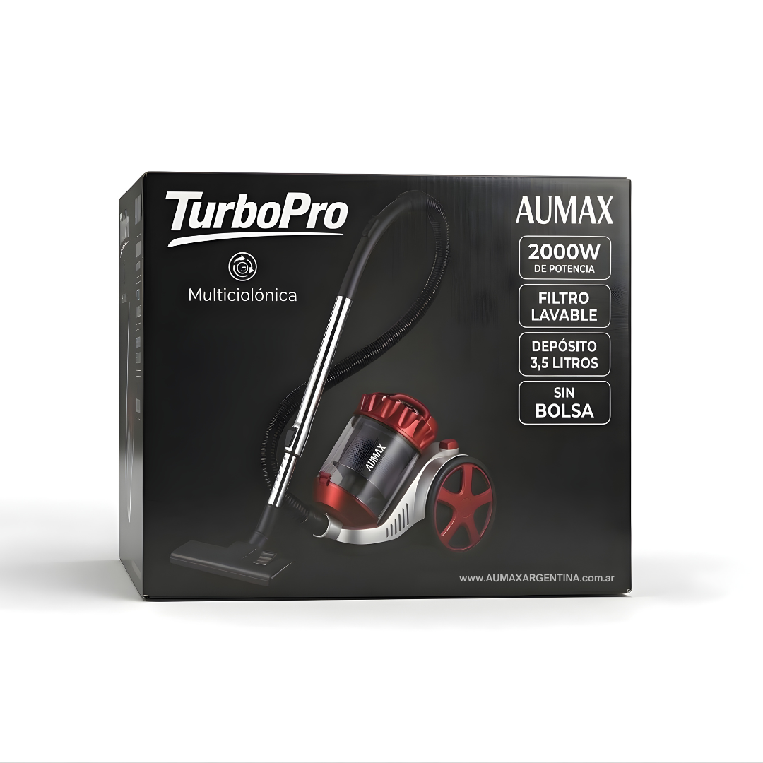 ASPIRADORA TRINEO TURBOPRO ZJX8247-X 2000W 3.5 LITROS AUMAX
