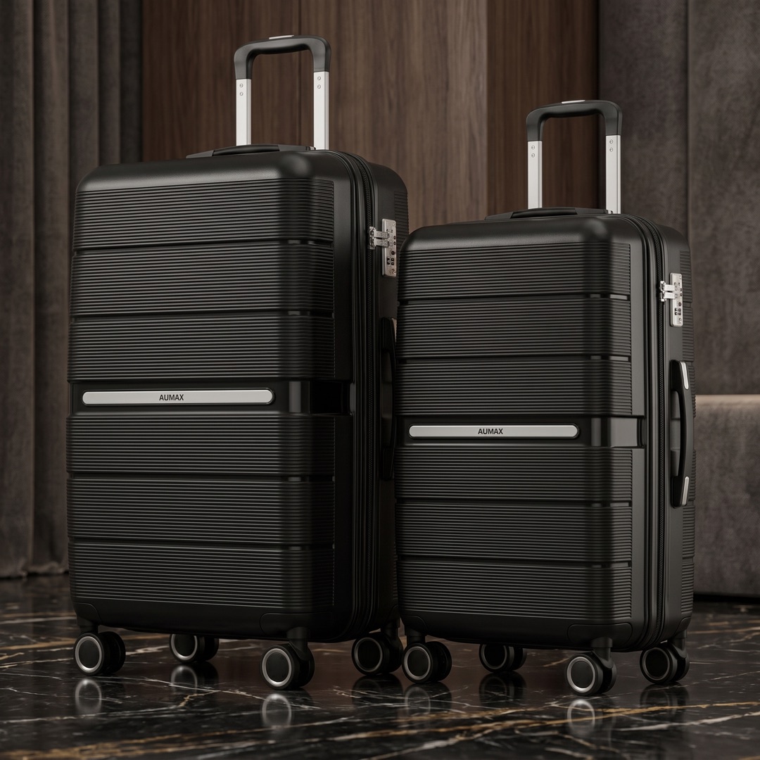 Set de 2 Valijas AUMAX Elegance 24” y 28” Expandibles