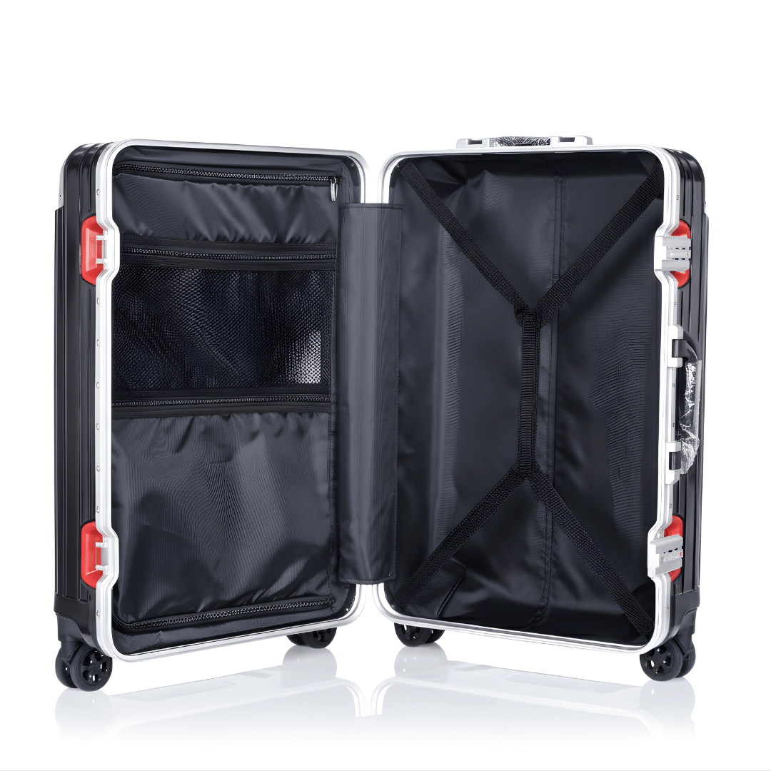 VALIJA MAGNA BLACK / RED EDITION GRANDE 28" TSA AUMAX