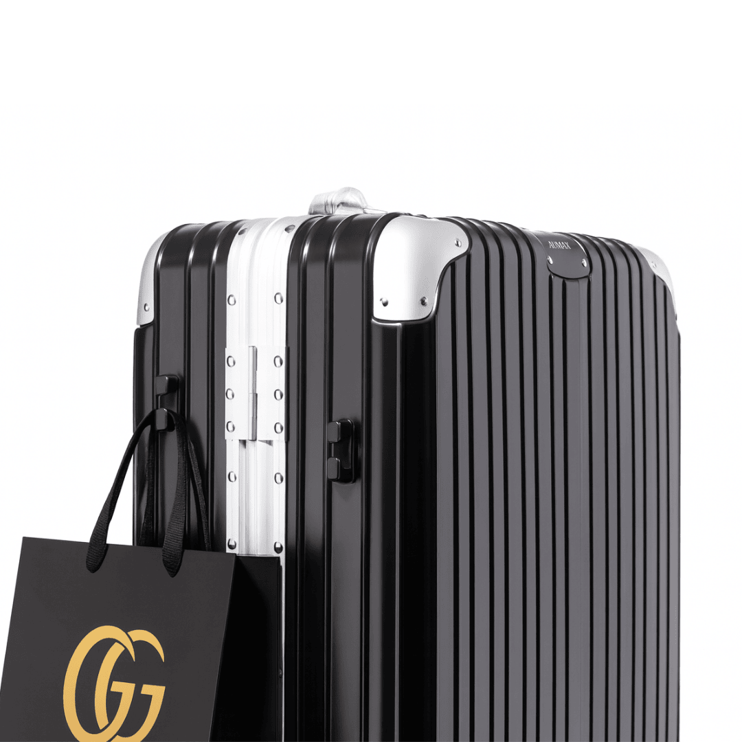 VALIJA MAGNA BLACK GRANDE 28" ABS+PC-4009G TSA AUMAX