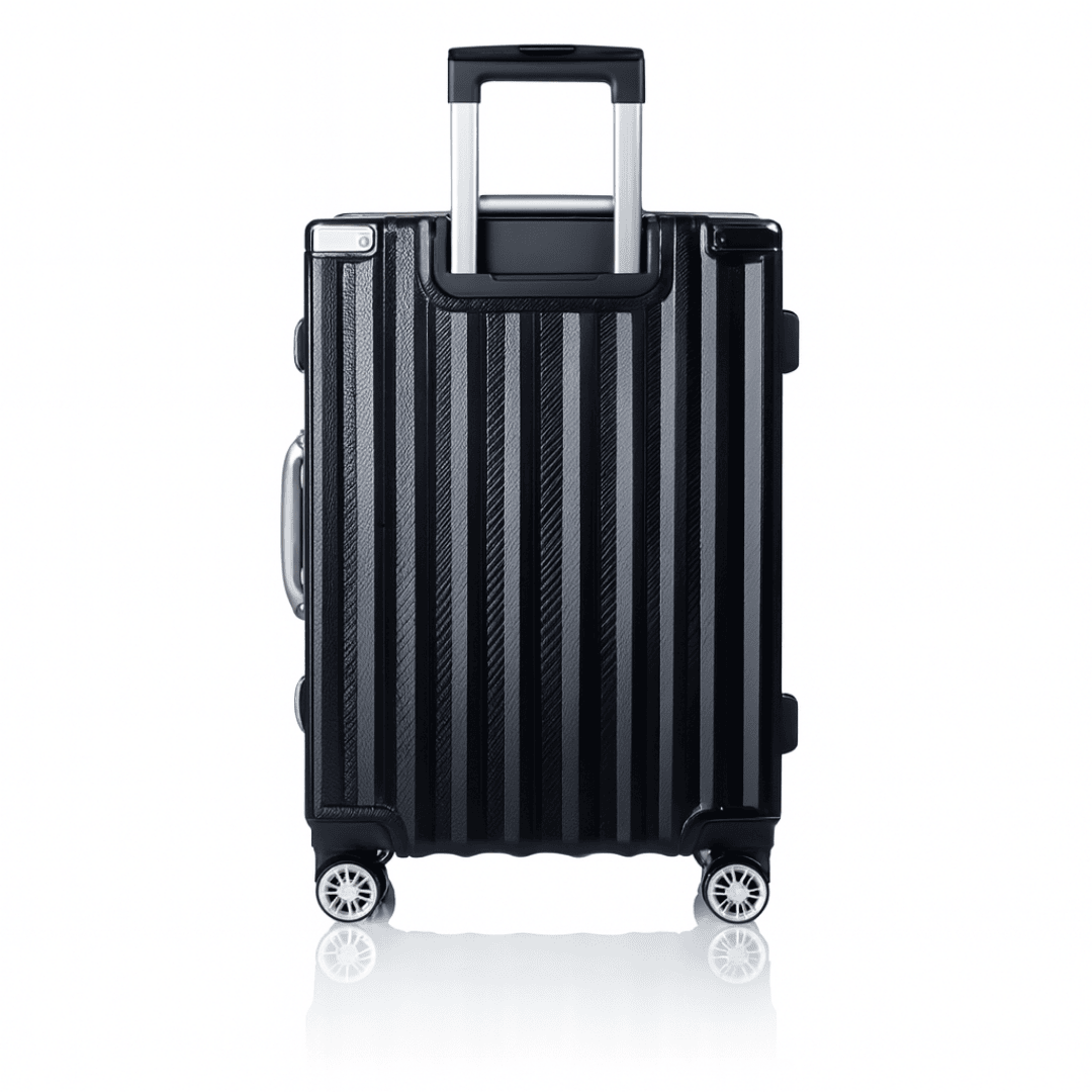 VALIJA LUXOR BLACK / SILVER CARRY ON 20" ABS+PC-4013G TSA AUMAX