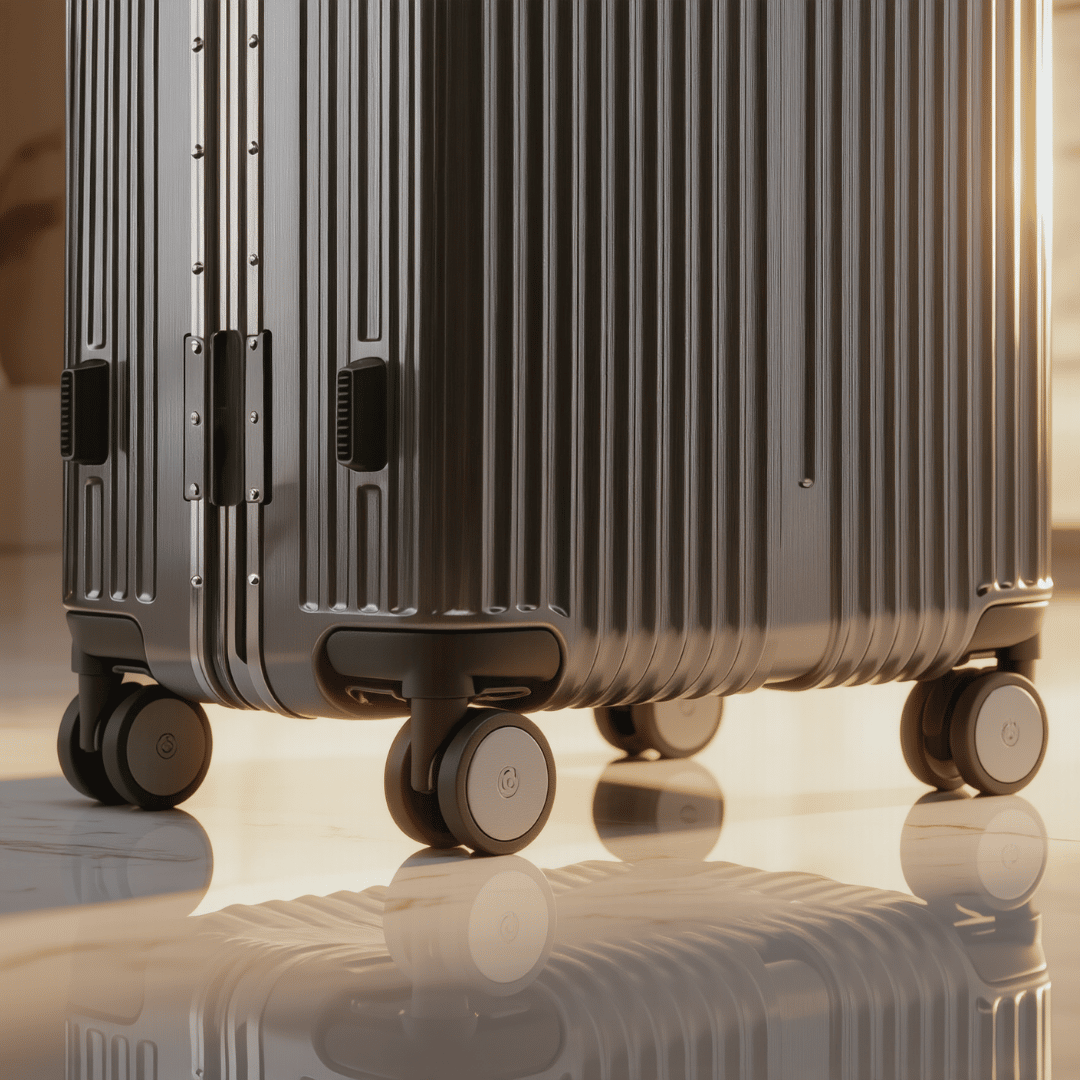VALIJA AUMAX ALLUMIA GREY / GUNMETAL GRANDE 28" MARCO DE ALUMINIO