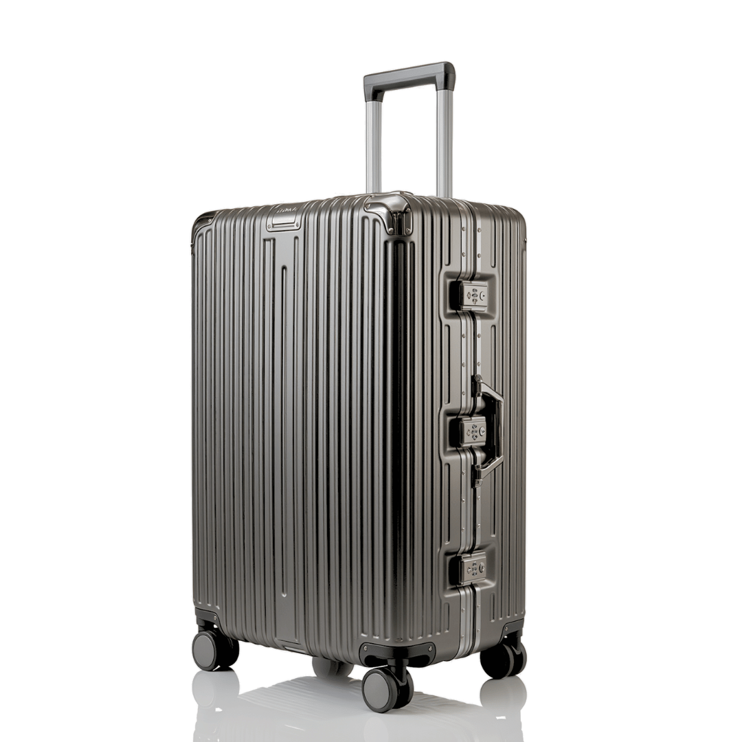 VALIJA AUMAX ALLUMIA GREY / GUNMETAL GRANDE 28" MARCO DE ALUMINIO