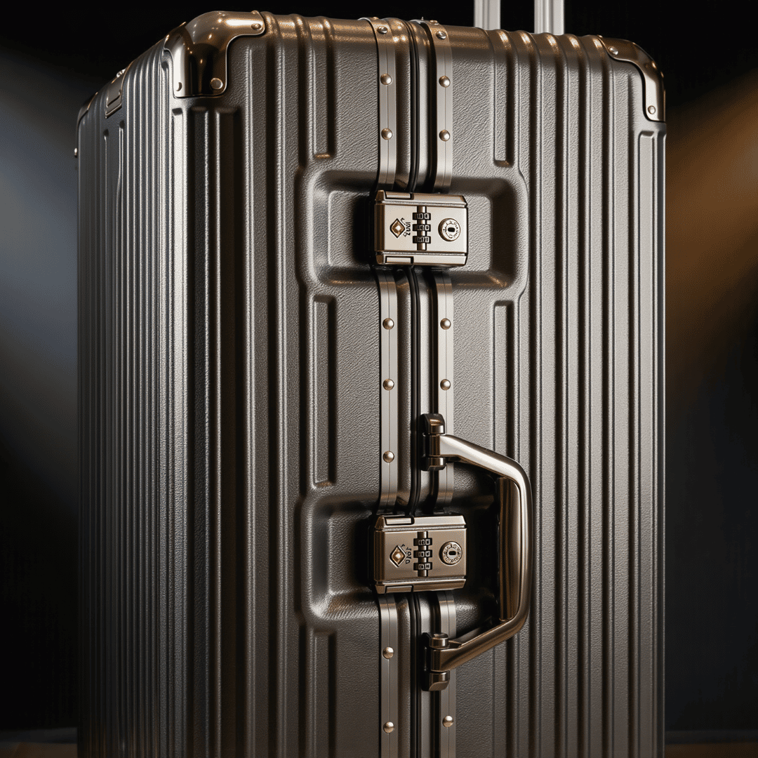 VALIJA AUMAX ALLUMIA GREY / GUNMETAL GRANDE 28" MARCO DE ALUMINIO