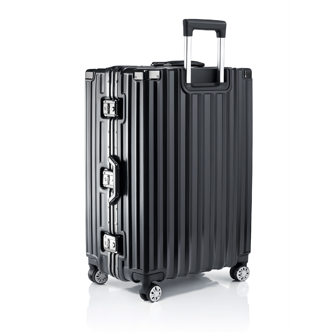 VALIJA LUXOR BLACK / GUNMETAL GRANDE 28" ABS+PC-4013G TSA AUMAX