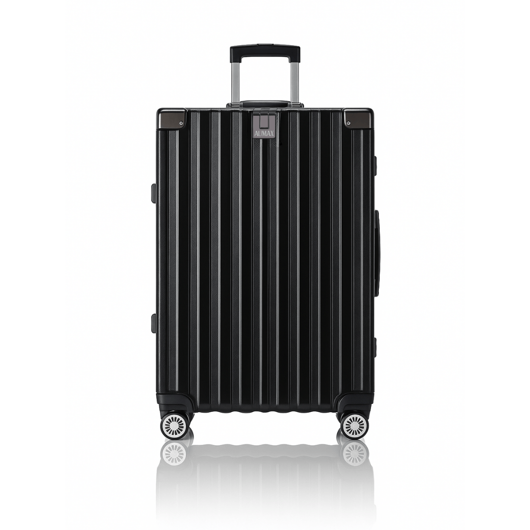 VALIJA LUXOR BLACK / GUNMETAL GRANDE 28" ABS+PC-4013G TSA AUMAX