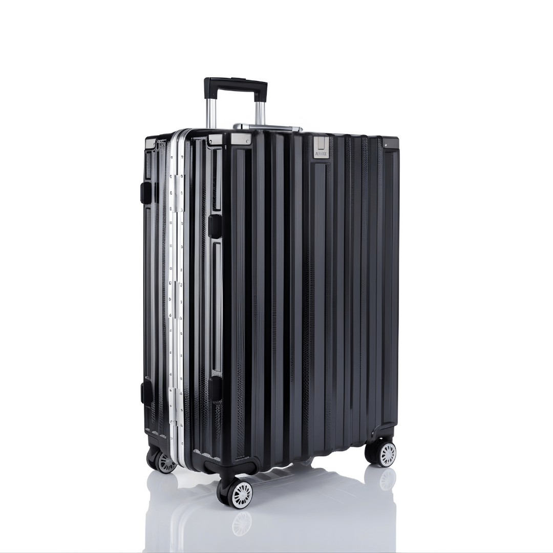 VALIJA LUXOR BLACK / GUNMETAL GRANDE 28" ABS+PC-4013G TSA AUMAX