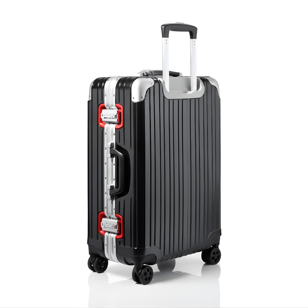 VALIJA MAGNA BLACK / RED EDITION MEDIANA 24" TSA AUMAX