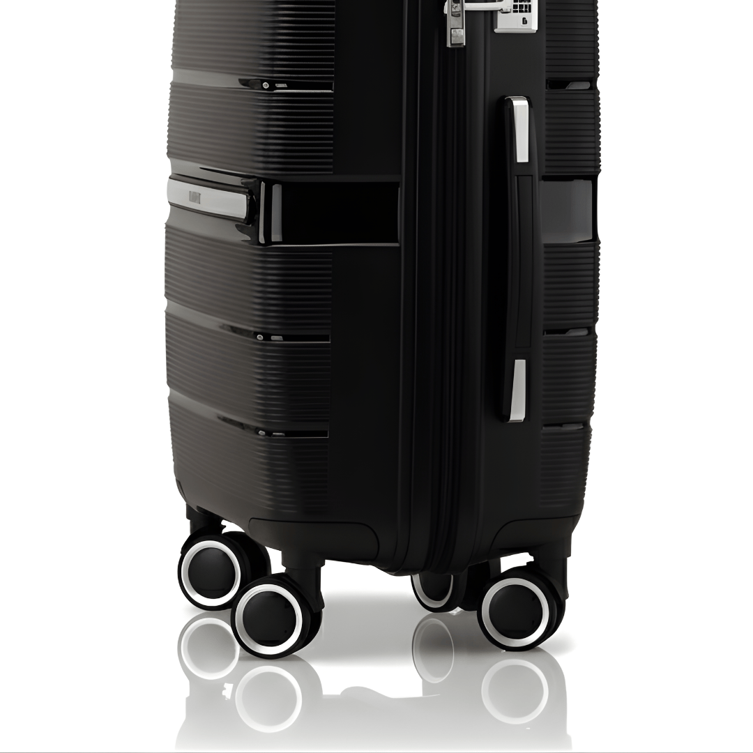 VALIJA ELEGANCE BLACK GRANDE 28" PP-3031G TSA AUMAX