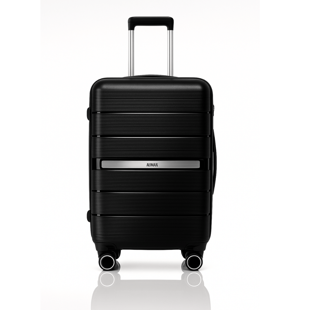 VALIJA ELEGANCE BLACK GRANDE 28" PP-3031G TSA AUMAX