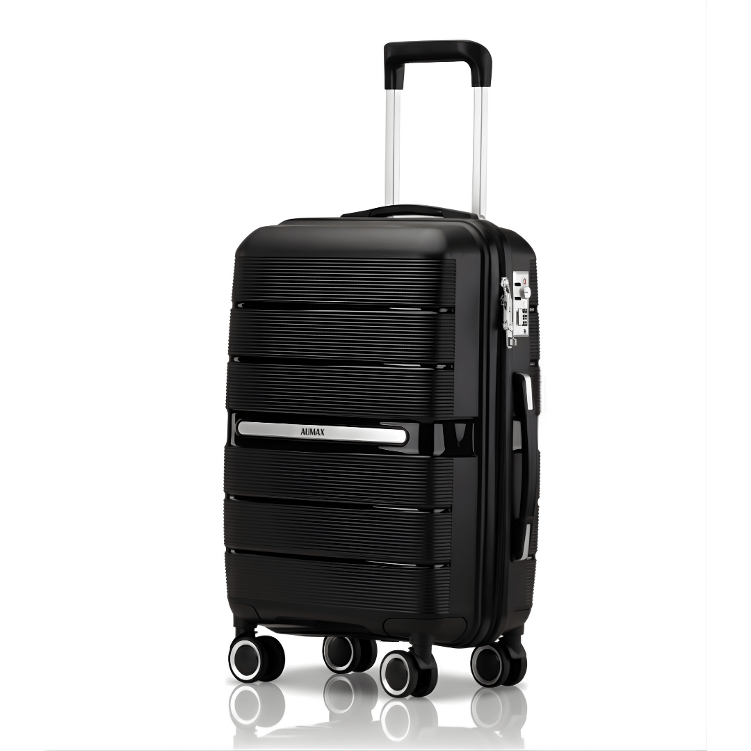 VALIJA ELEGANCE BLACK GRANDE 28" PP-3031G TSA AUMAX