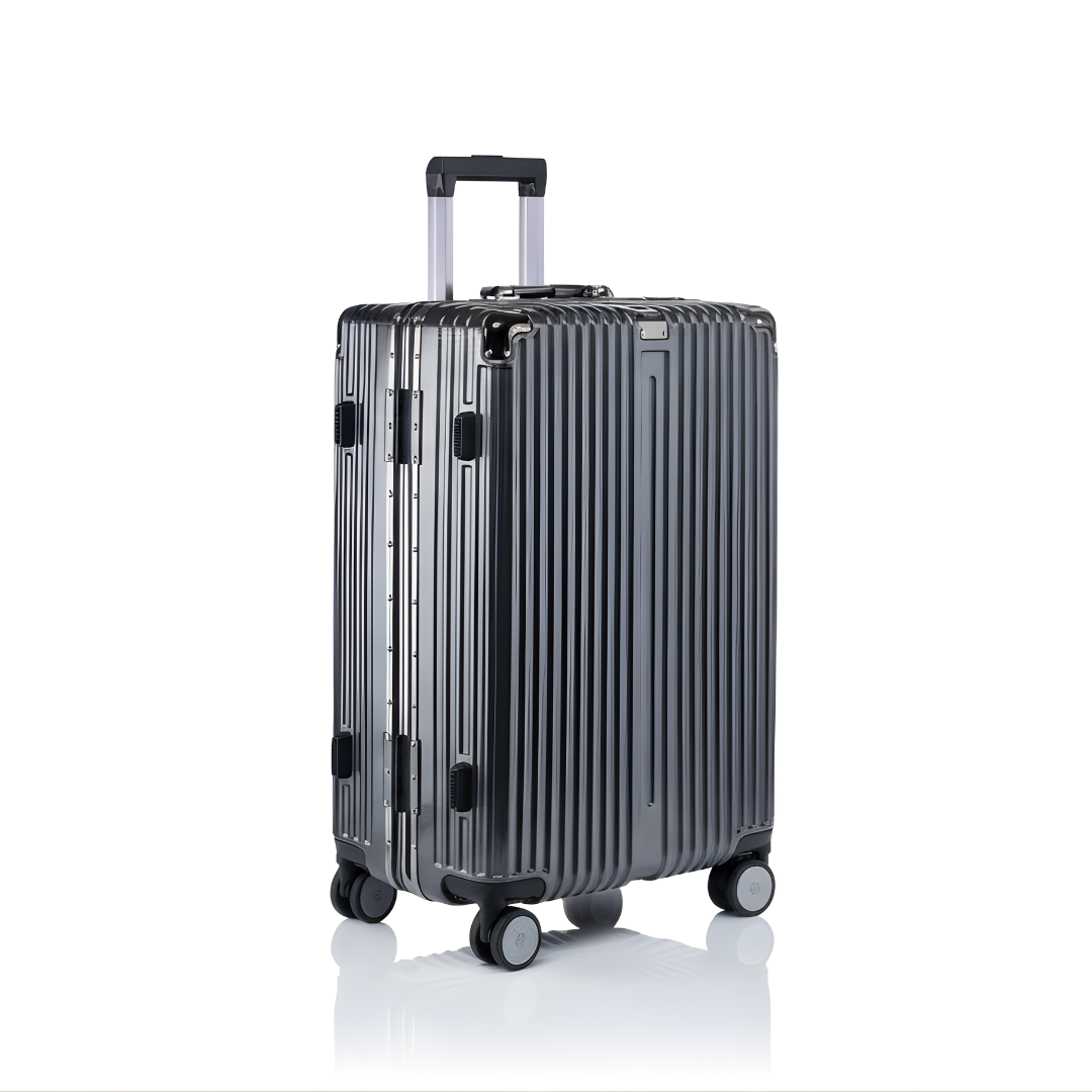 VALIJA ALLUMIA GREY / GUNMETAL CABINA 20" ABS+PC-4024G TSA AUMAX