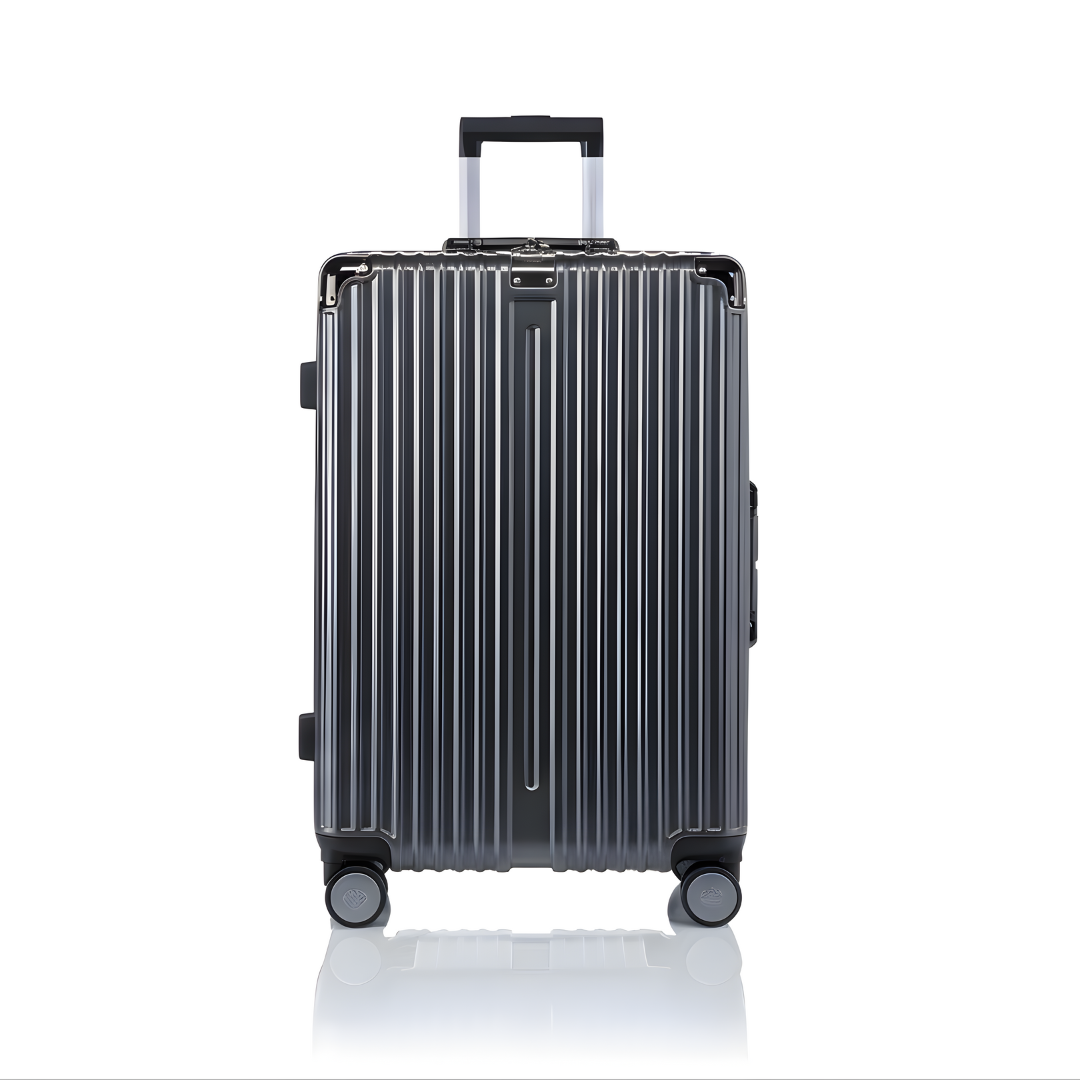 VALIJA ALLUMIA GREY / GUNMETAL CABINA 20" ABS+PC-4024G TSA AUMAX