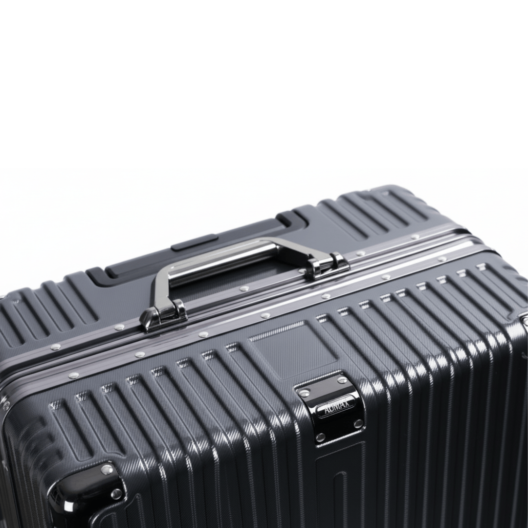 VALIJA ALLUMIA GREY / GUNMETAL CABINA 20" ABS+PC-4024G TSA AUMAX