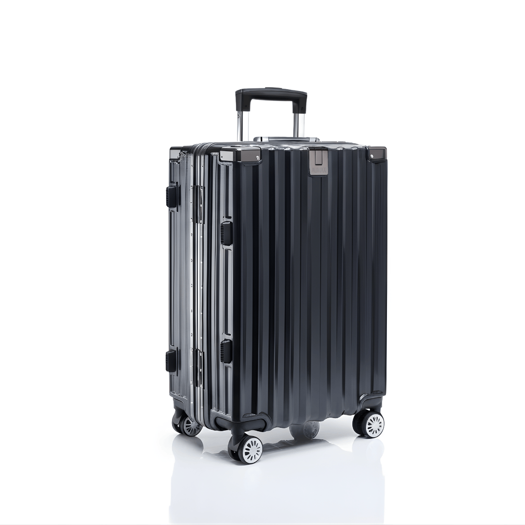 VALIJA LUXOR BLACK / GUNMETAL MEDIANA 24" TSA AUMAX