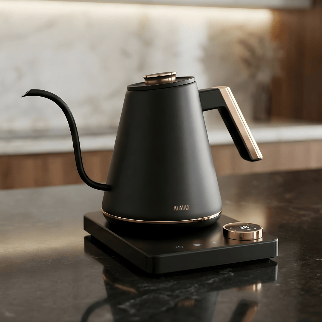 Pava Eléctrica Digital AUMAX Atila | Black Rose Edition | 1 Litro